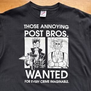 Vintage those annoying post bros Wanted T Shirt Large Matt Howarth Indie Comic